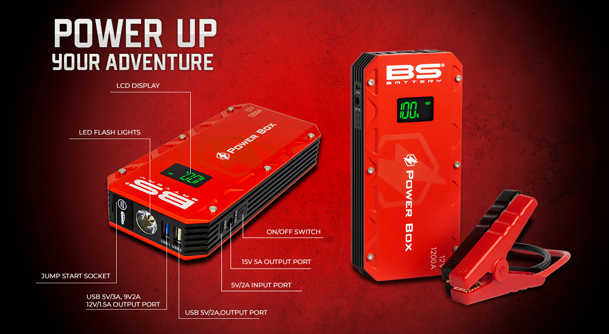 Booster de batterie BS Battery Power Box PB-01 nomade - Atelier