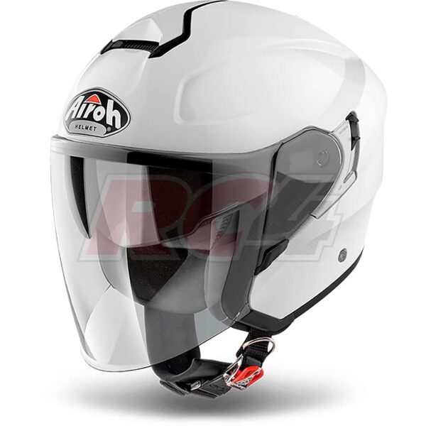 Capacete Airoh Hunter Color White Gloss