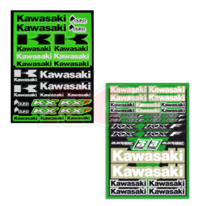 Folha Autocolantes Kawasaki