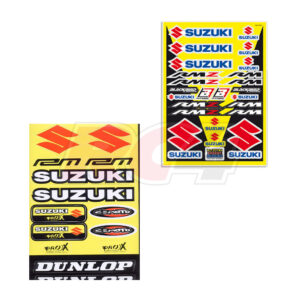 Folha Autocolantes Suzuki