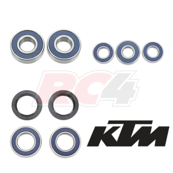 Kit Rolamentos Roda Trás All Balls para KTM