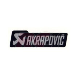 Autocolante Escape Akrapovic - Mono Chrome