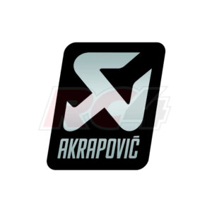 Autocolante Escape Akrapovic - Quadrado Mono Chrome
