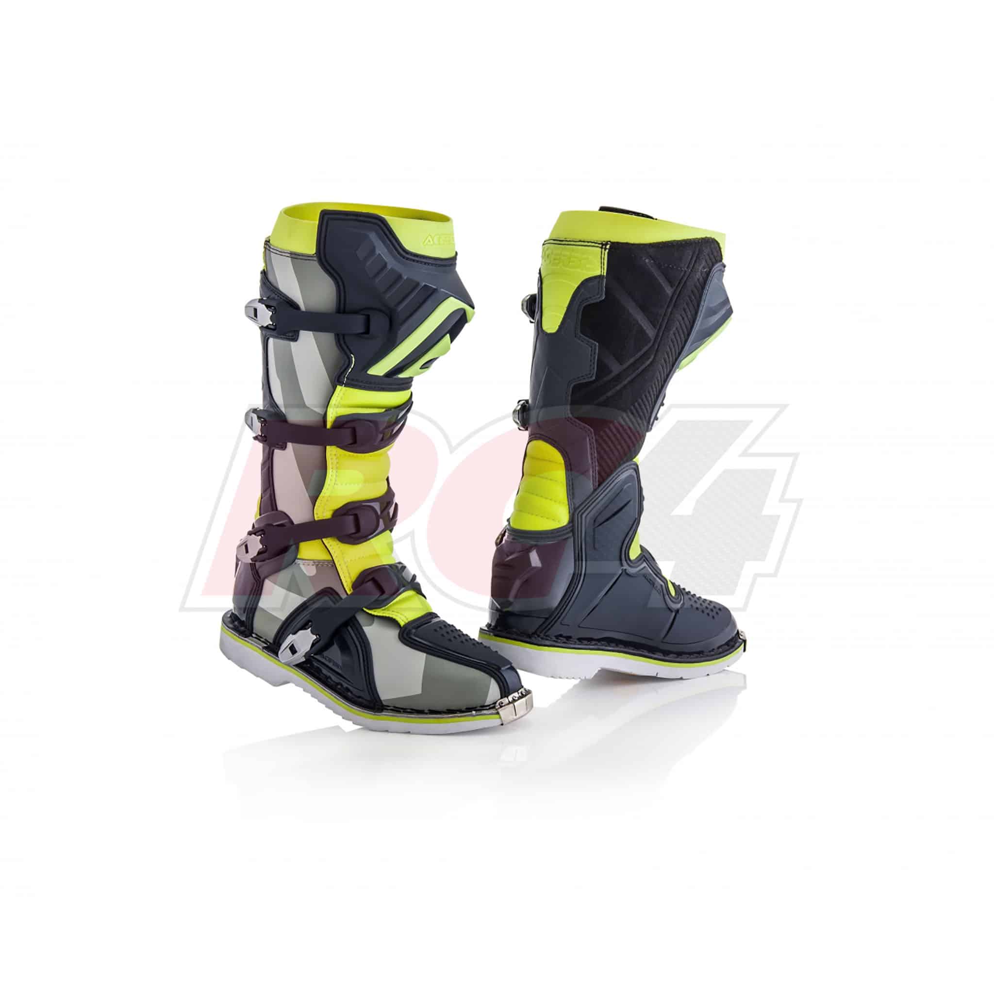Botas Acerbis X Pro V Grey Yellow RC4
