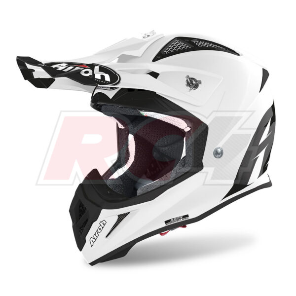 Capacete Airoh Aviator Ace Color White Gloss