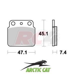 Pastilhas Travão Moto-Master ARCTIC CAT