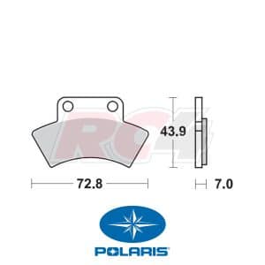 Pastilhas Travão Moto-Master POLARIS