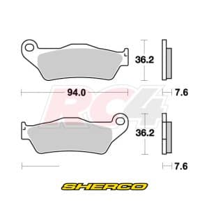 Pastilhas Travão Moto-Master SHERCO