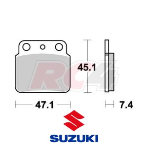 Pastilhas Travão Moto-Master SUZUKI