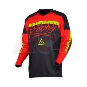 Camisola Answer Syncron Pro Glow Red/Black