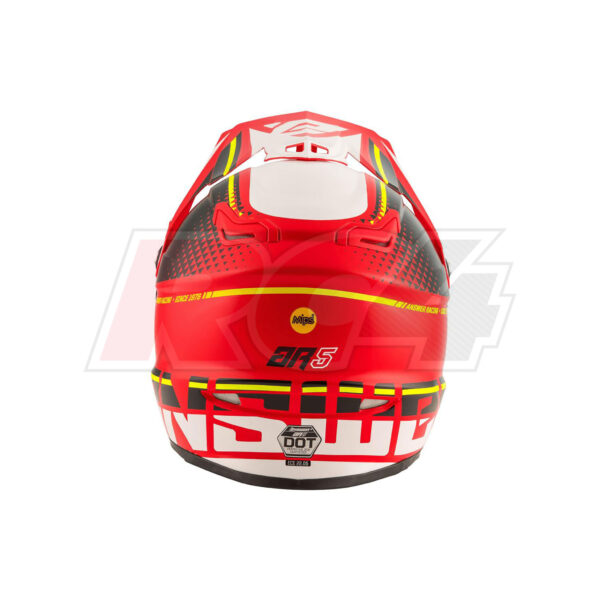 Capacete Answer AR5 Korza Red/Black/White