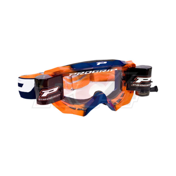 Óculos ProGrip 3200 Venom Roll-Off Blue/Fluorescent Orange