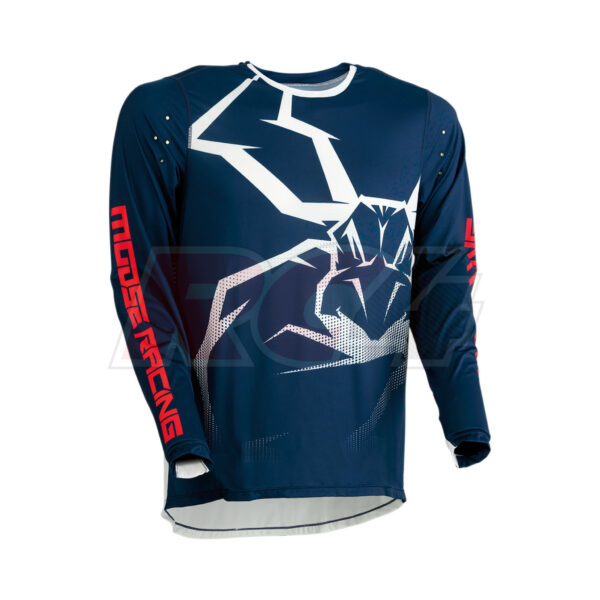 Camisola Moose Racing Agroid Navy-White