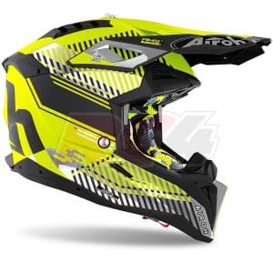 Capacete Airoh Aviator 3 Wave Yellow Matt