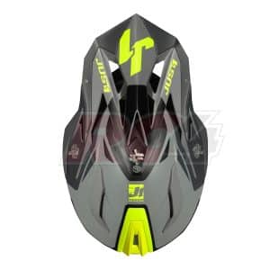 Capacete Just1 J18 Pulsar Fluo Yellow-Grey-Black-Matt