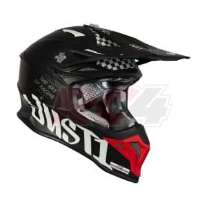 Capacete Just1 J39 Rock Red-White-Black-Matt - S