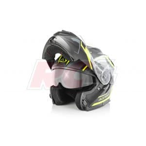 Capacete Acerbis Serel Flip Up Black-Fluo Yellow