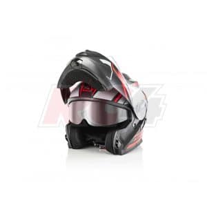 Capacete Acerbis Serel Flip Up Black-Red