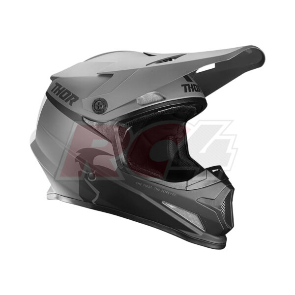 Capacete Thor Sector Racer Black / Charcoal