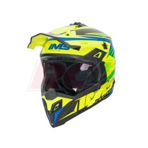 Capacete IMS Racing Sprint 22 UX-20 Fluo Yellow / Blue