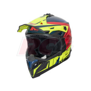 Capacete IMS Racing Sprint 22 UX-20 Red / Fluo Yellow