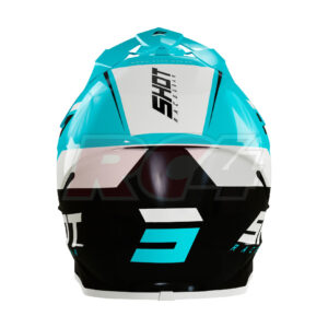 Capacete Shot Furious Chase Black Turquoise