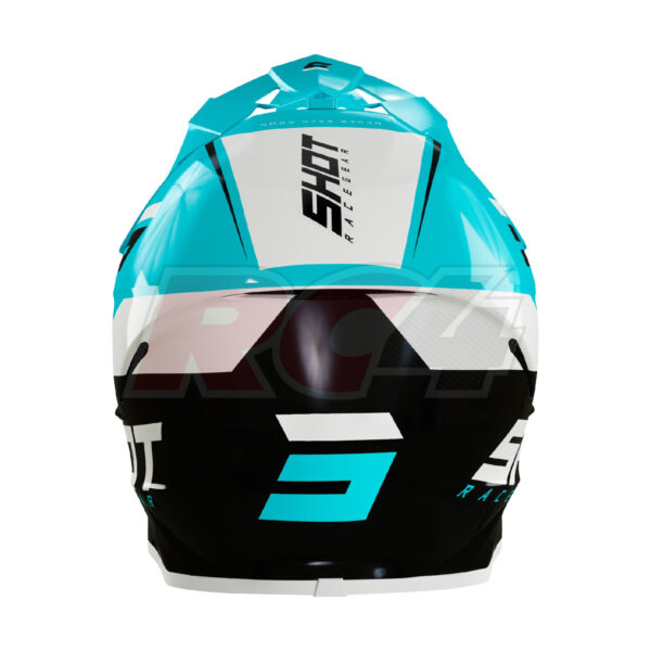 Capacete Shot Furious Chase Black Turquoise