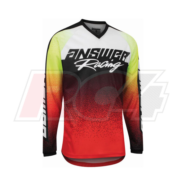 Camisola Answer Syncron Red/Hyper Acid/White
