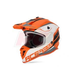 Capacete Acerbis Linear Orange-White