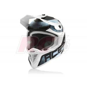 Capacete Acerbis Linear White-Light Blue