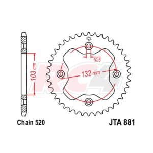 Cremalheira JT KTM