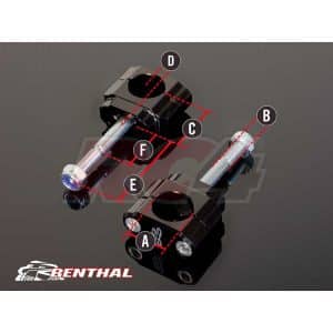 Suporte de Guiador Renthal M12 CL001