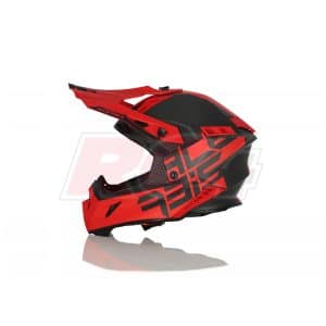Capacete Acerbis Steel Carbon Rosso 2