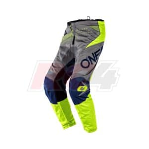 Calças ONeal Element Factor Gray / Blue / Neon Yellow