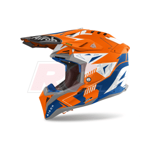 Capacete Airoh Aviator 3 Spin Orange Fluo Matt