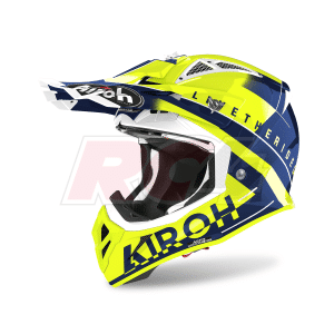 Capacete Airoh Aviator Ace Amaze Blue Gloss