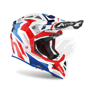 Capacete Airoh Aviator Ace Swoop Red/Blue Gloss