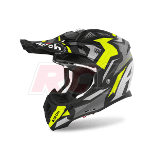 Capacete Airoh Aviator Ace Swoop Yellow Matt