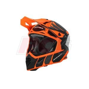 Capacete Acerbis X-Track Black-Fluo Orange