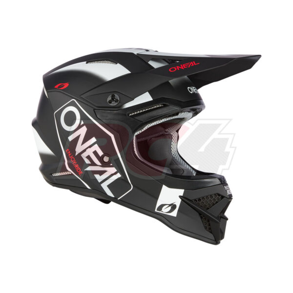 Capacete ONeal 3SRS Hexx V.23 Black / White