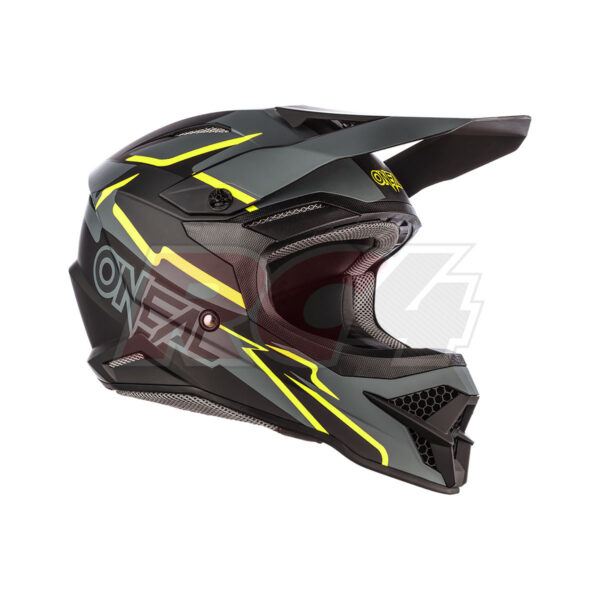 Capacete ONeal 3SRS Voltage Black / Neon Yellow
