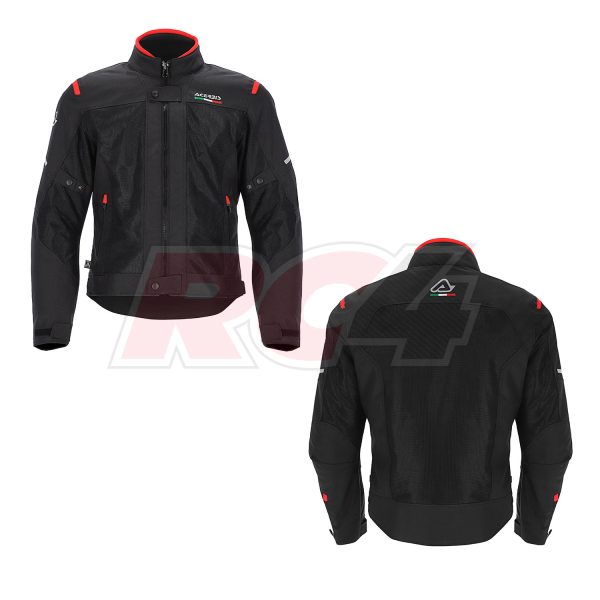 Casaco Acerbis Ce On Road Ruby Black-Red