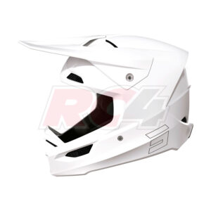 Capacete Shot Race Solid White Glossy