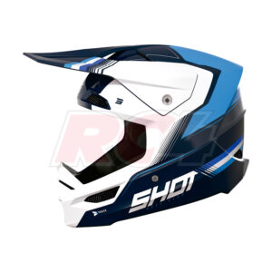 Capacete Shot Race Tracer Blue Glossy