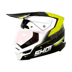 Capacete Shot Race Tracer Neon Yellow Glossy