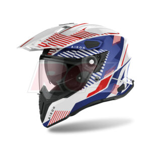 Capacete Airoh Commander Boost White/Blue Gloss