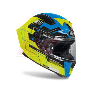 Capacete Airoh GP 550 S Challenge Blue/Yellow Matt
