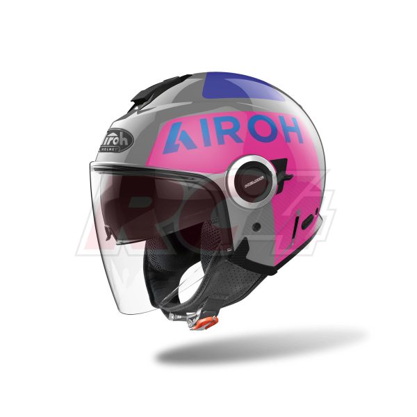 Capacete Airoh Helios Up Pink Gloss