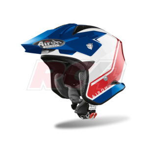 Capacete Airoh TRR S Keen Blue/Red Gloss