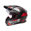Capacete ONeal D-SRS Square V. 23 Black / Gray / Red